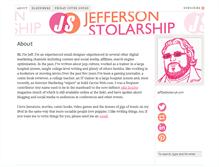 Tablet Screenshot of jeffersonstolarship.com